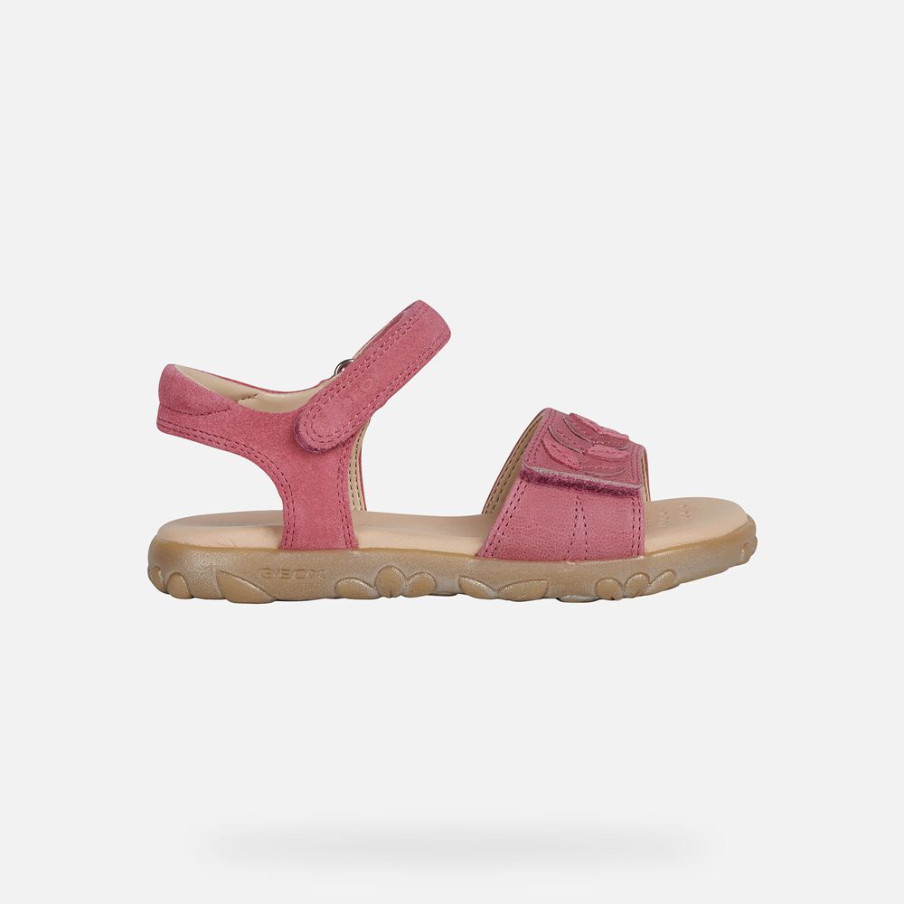 Geox Sandals Pink Haiti - Geox Girls Shoes - UGKBPZ895